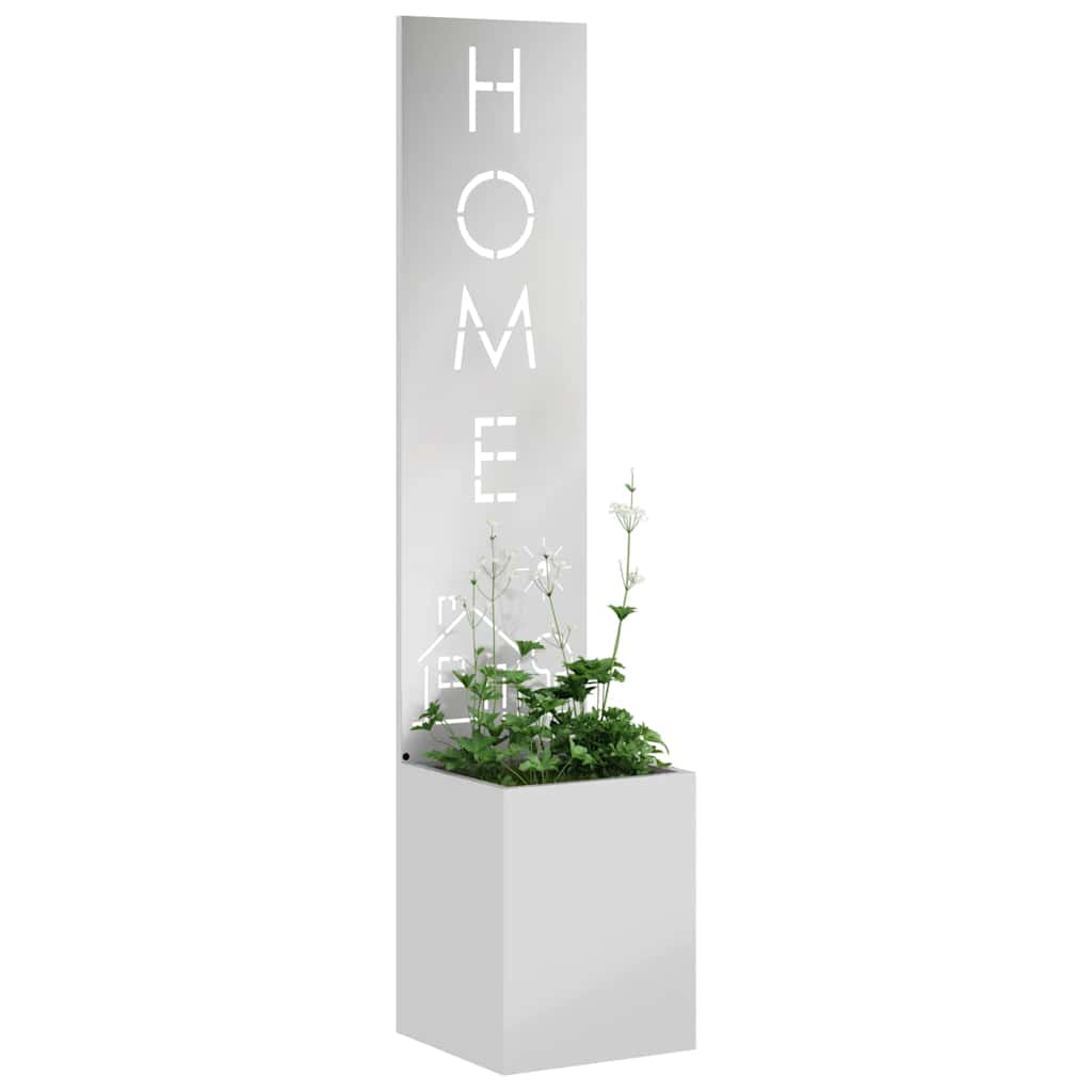 Schermo per privacy in giardino Traforo Argento 32 x 140 cm