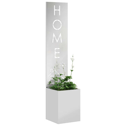 Schermo per privacy in giardino Traforo Argento 32 x 140 cm