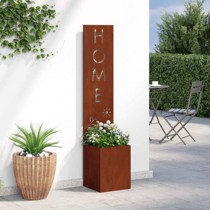 Schermo per privacy in giardino Ruggine 32 x 32 x 150 cm