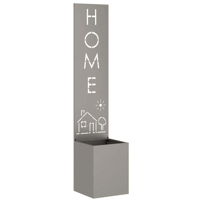 Schermo per privacy in giardino Traforo Ruggine 32 x 140 cm