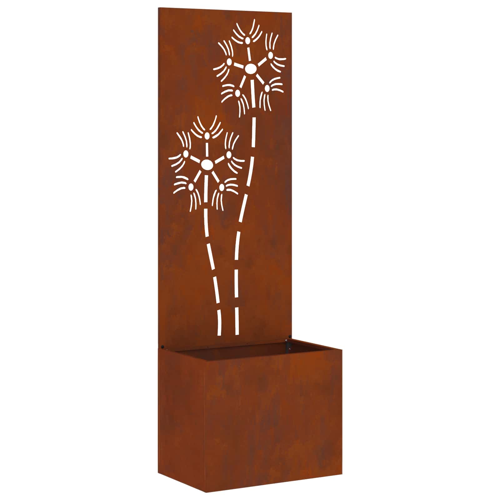 Schermo per privacy in giardino Ruggine 50 x 32 x 150 cm | homemem39