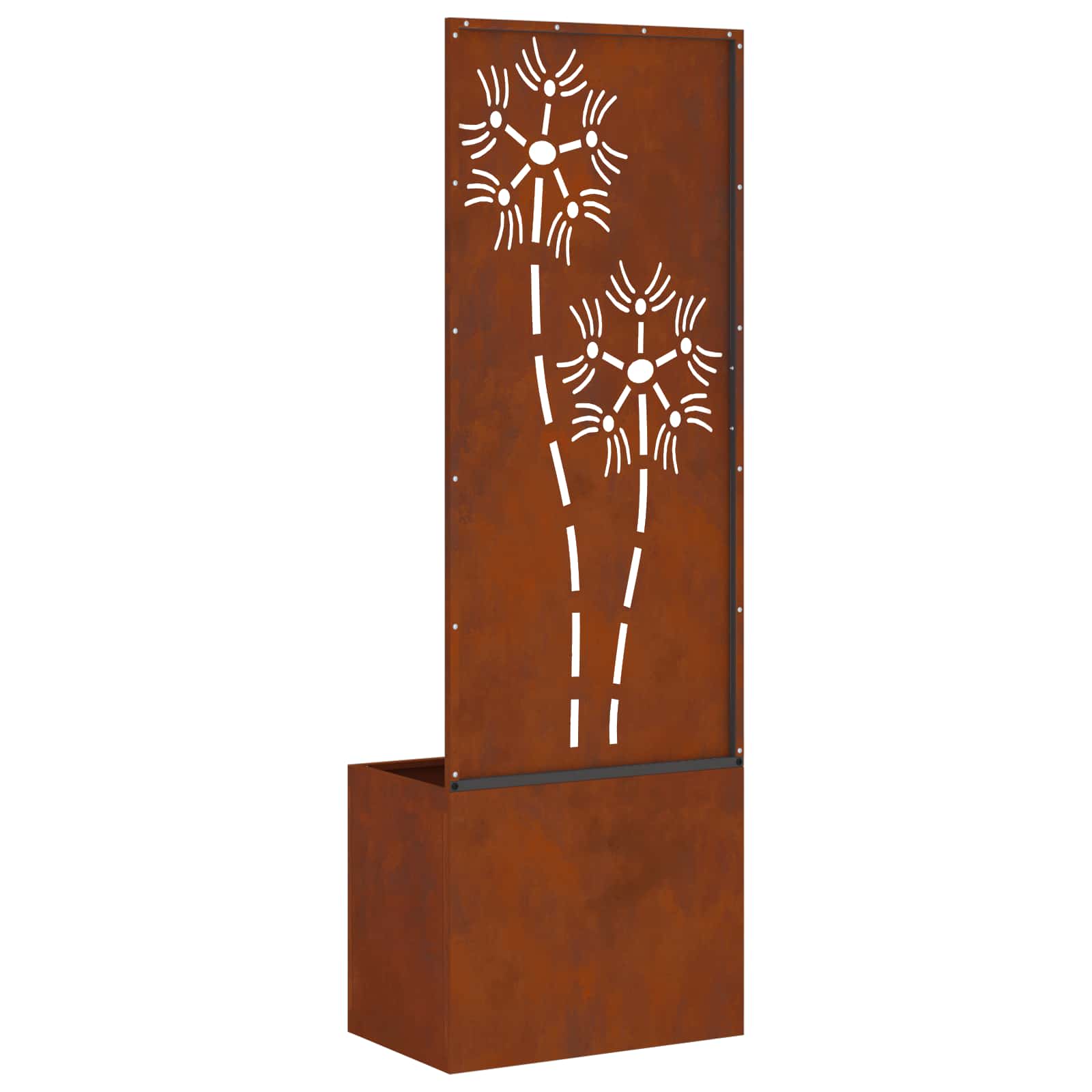 Schermo per privacy in giardino Ruggine 50 x 32 x 150 cm | homemem39