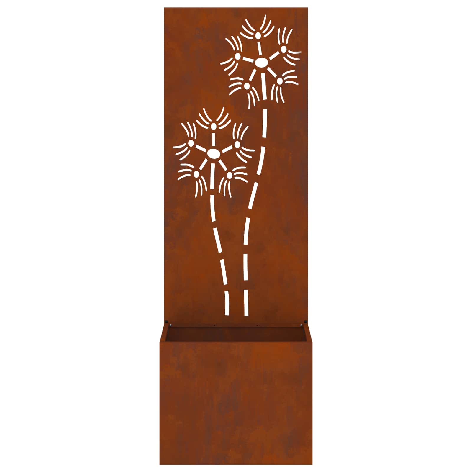 Schermo per privacy in giardino Ruggine 50 x 32 x 150 cm | homemem39