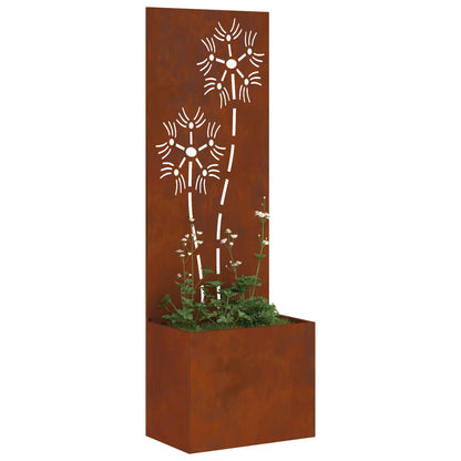 Schermo per privacy in giardino Ruggine 50 x 32 x 150 cm | homemem39