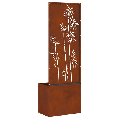 Schermo per privacy in giardino Floreale Ruggine 50 x 150 cm