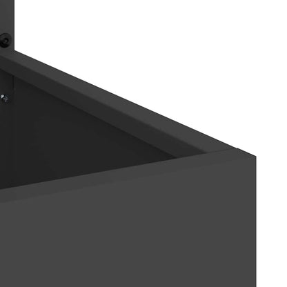 Schermo per privacy in giardino Traforo Nero 50 x 140 cm