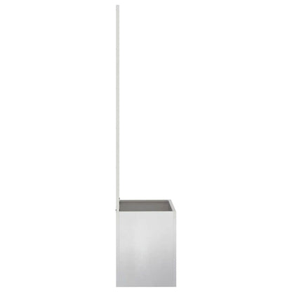 Vaso da Giardino con Pannello Decorativo Argento 50 x 140 cm
