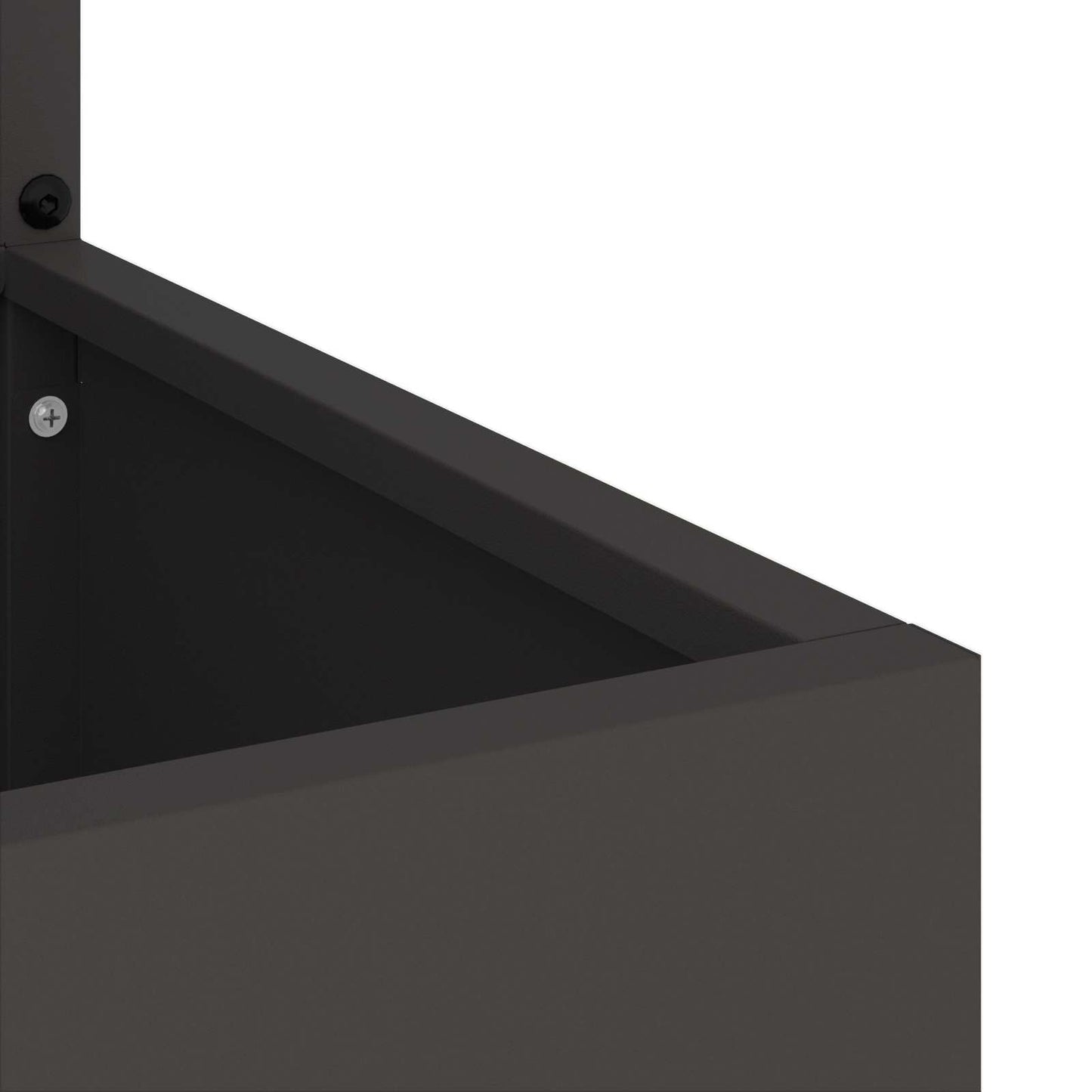 Schermo per privacy in giardino Traforo Nero 50 x 140 cm