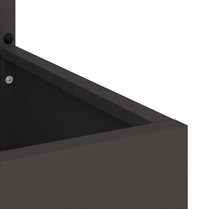 Schermo per privacy in giardino Traforo Nero 50 x 140 cm