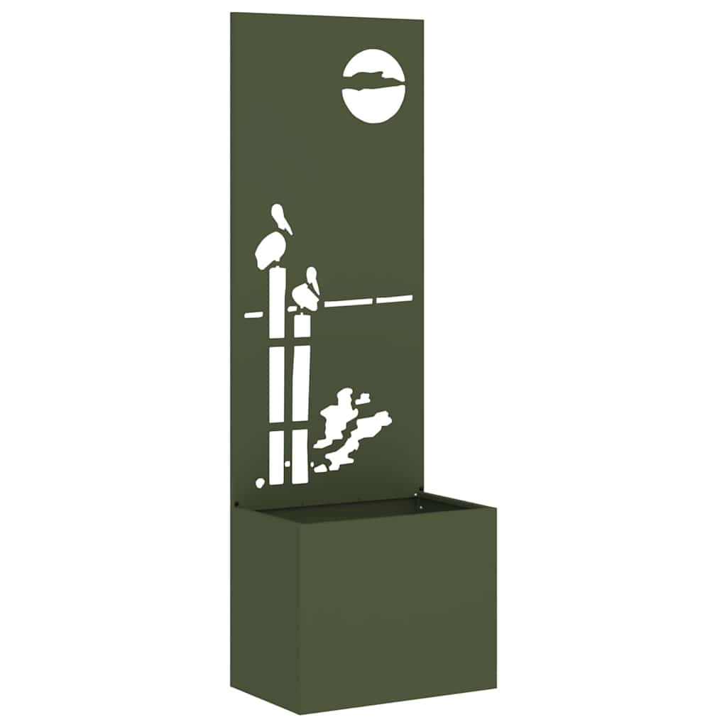 Schermo per privacy in giardino Oliver verde 50 x 140 cm