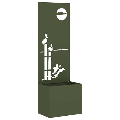 Schermo per privacy in giardino Oliver verde 50 x 140 cm