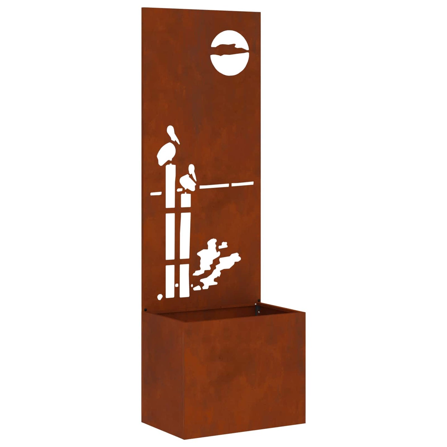 Schermo per privacy in giardino Ruggine 50 x 32 x 150 cm | homemem39