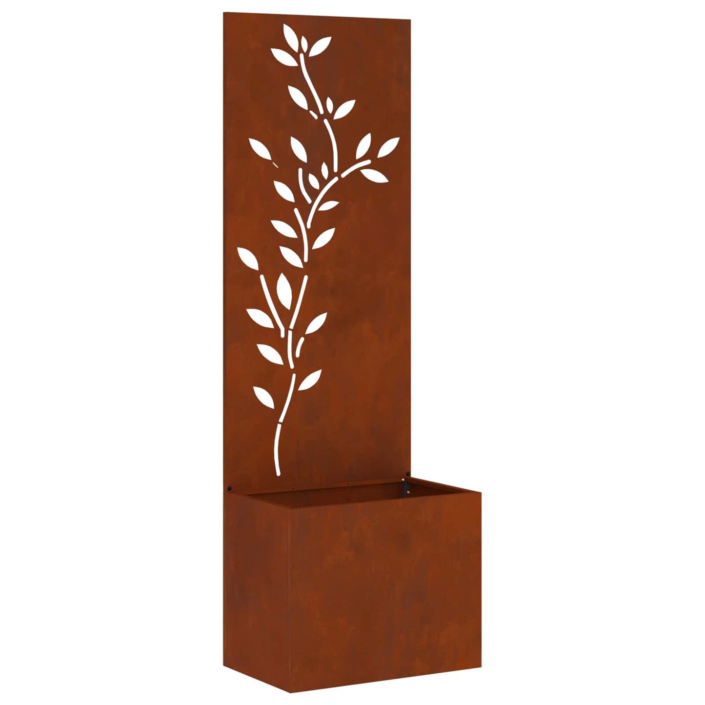 Schermo per privacy in giardino Floreale Ruggine 50 x 140 cm | homemem39