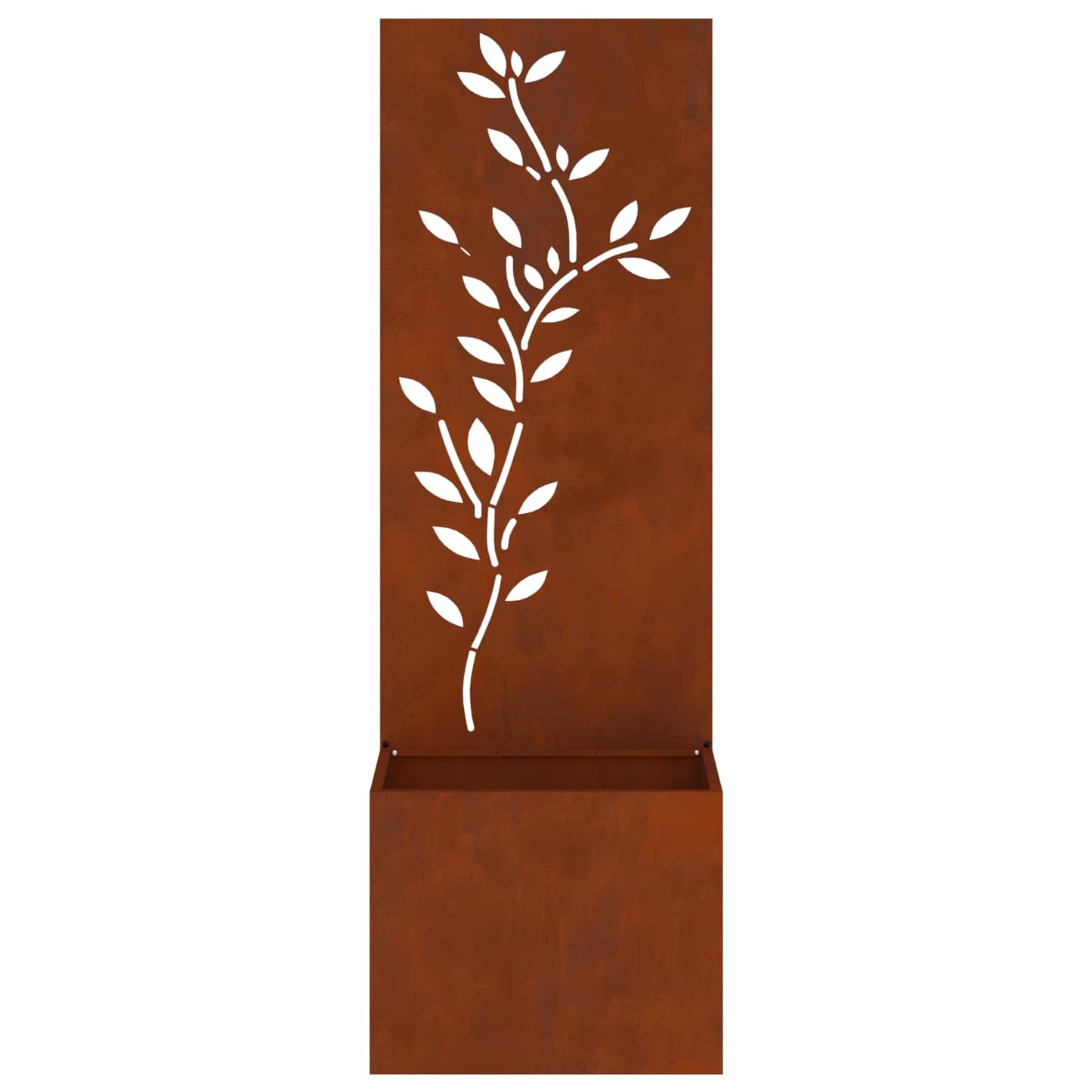 Schermo per privacy in giardino Floreale Ruggine 50 x 140 cm | homemem39