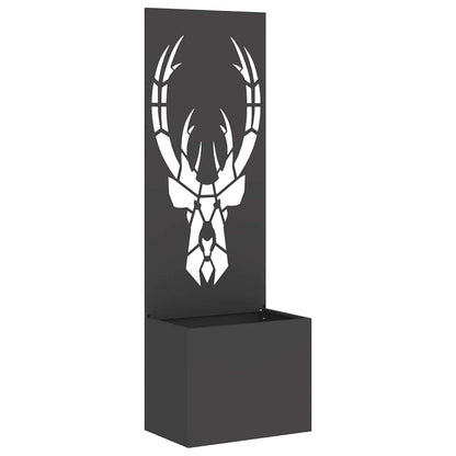 Schermo per privacy in giardino Stampa animale Nero 50 x 140 cm