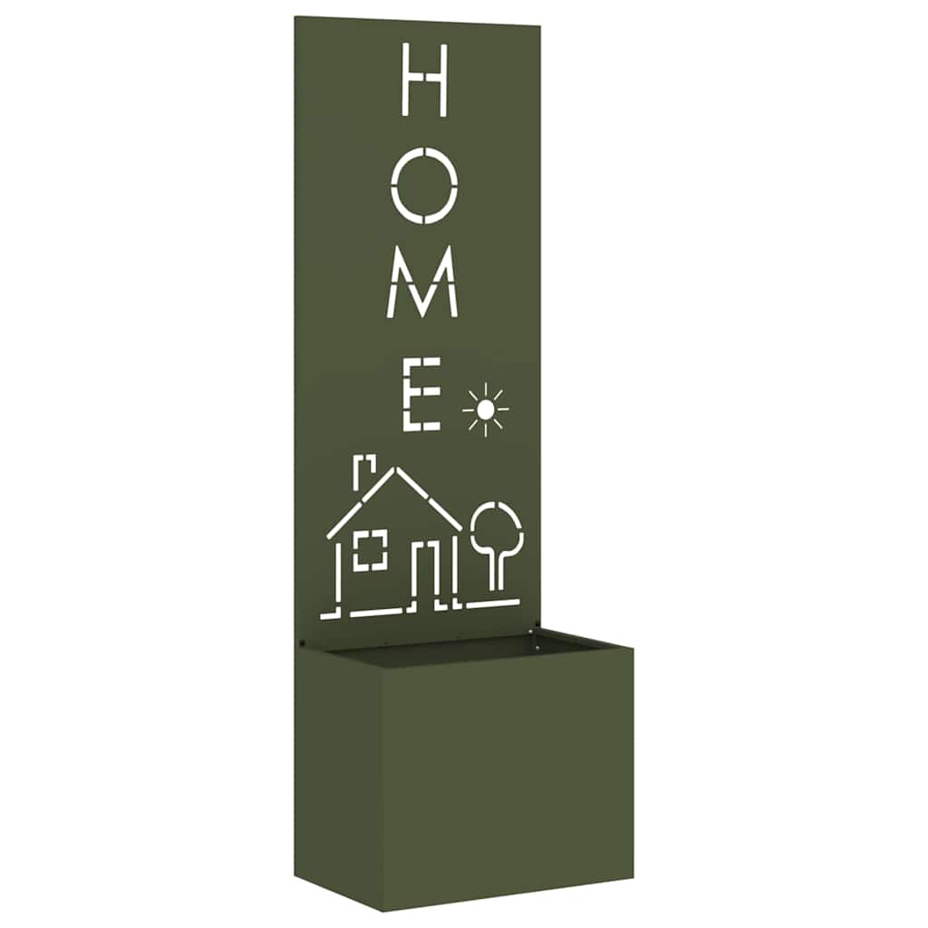 Schermo per privacy in giardino Oliver verde 50 x 140 cm