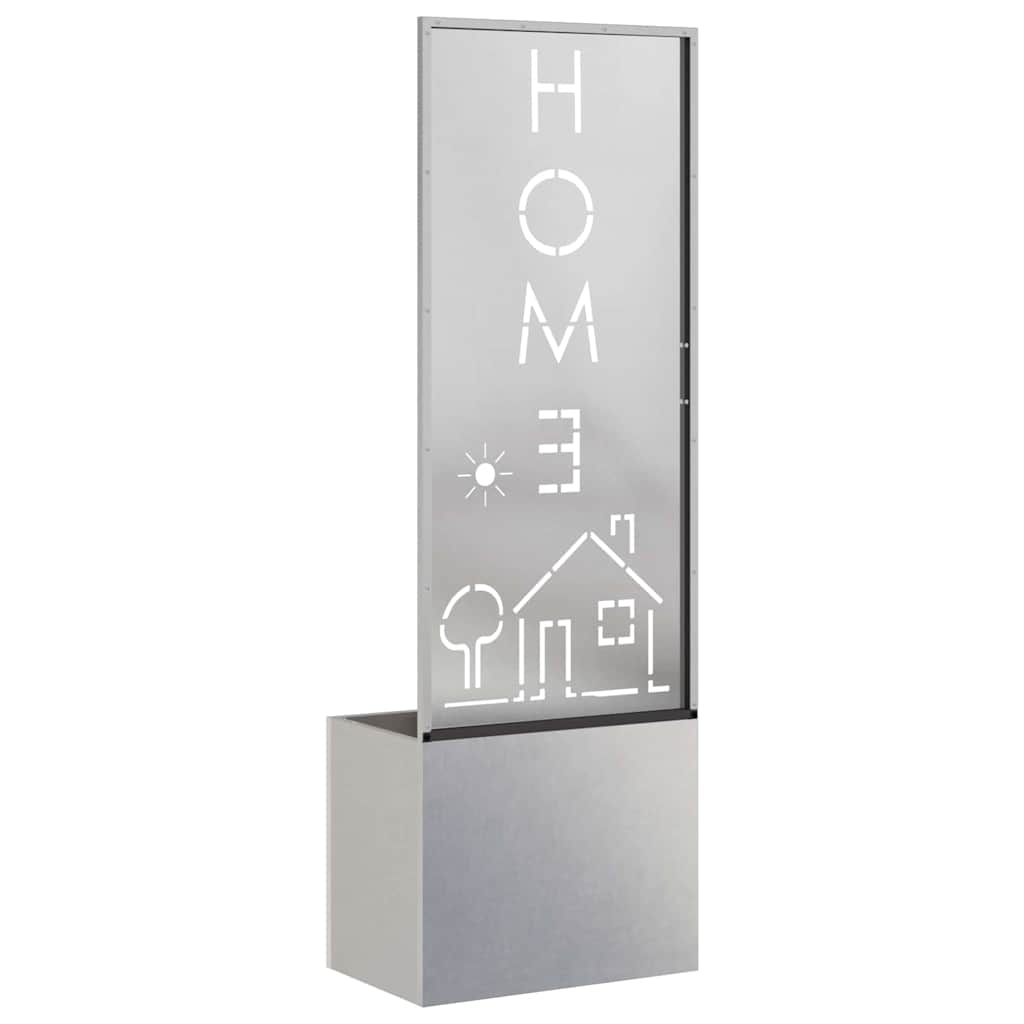 Schermo per privacy in giardino Traforo Argento 50 x 140 cm