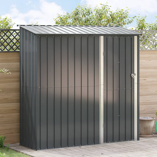 Casette da giardino Antracite 203,5 x 73 x 200 cm Metallo | homemem39