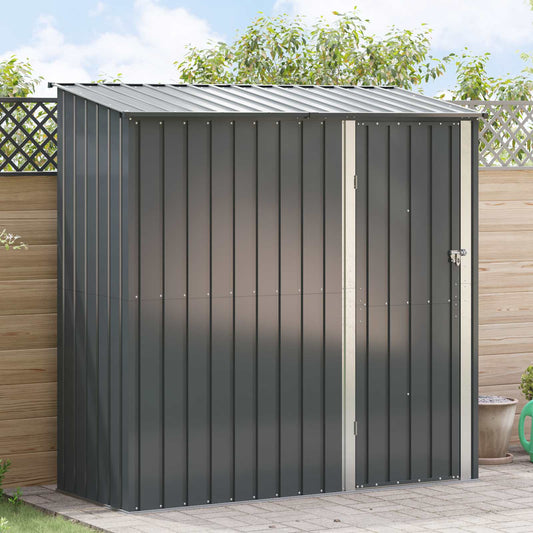 Casette da giardino Antracite 203 x 85,5 x 200 cm Metallo | homemem39