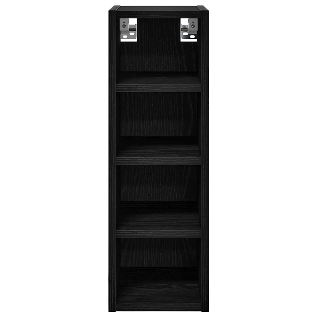 Armadio pensile Rovere nero 20 x 29,5 x 60 cm Legno multistrato | homemem39