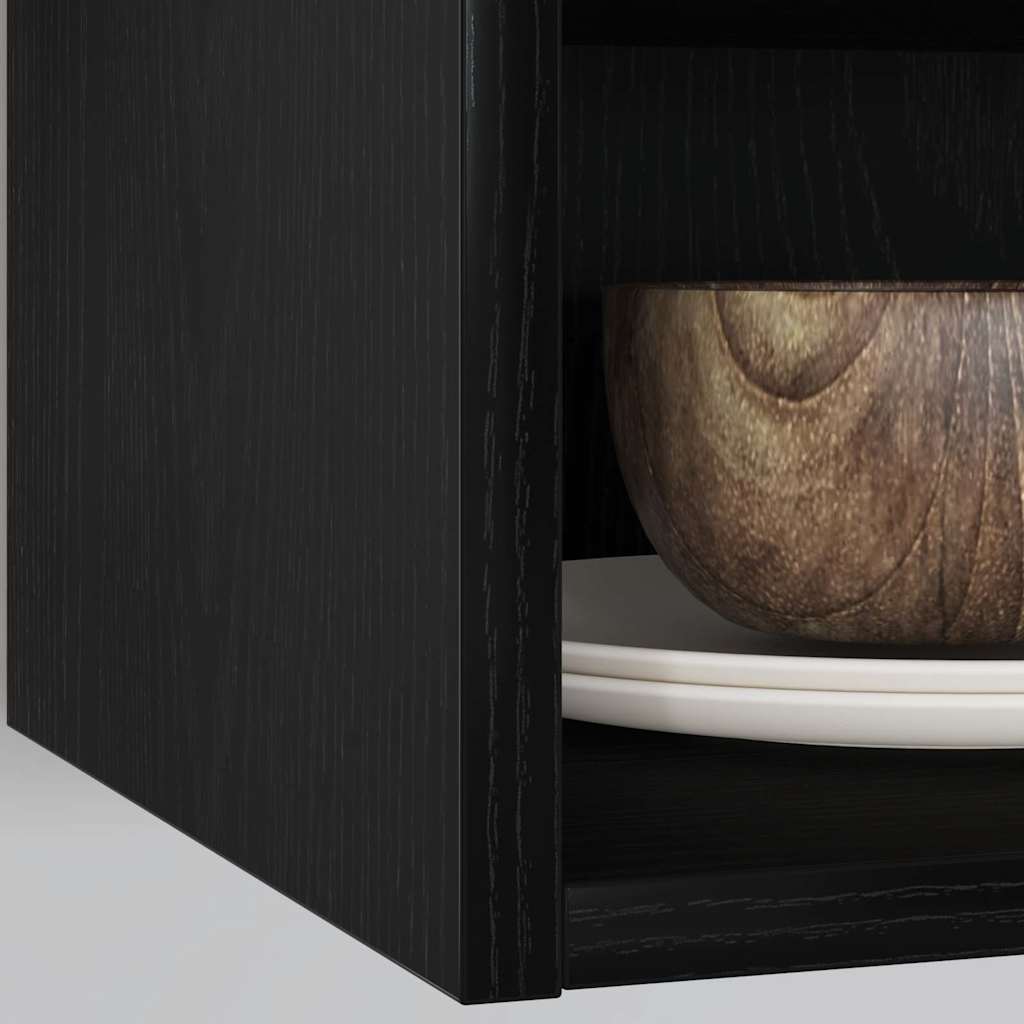 Armadio pensile Rovere nero 30 x 29,5 x 60 cm Legno multistrato | homemem39