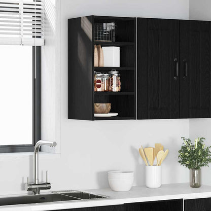 Armadio pensile Rovere nero 30 x 29,5 x 60 cm Legno multistrato | homemem39