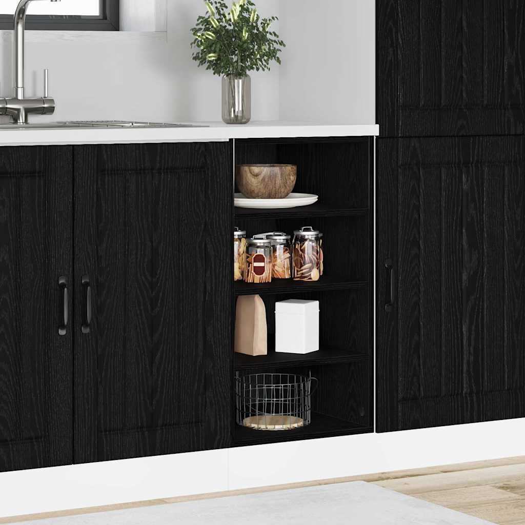 Base per Cucina con cassetto Rovere nero 40 x 44,5 x 81,5 cm | homemem39
