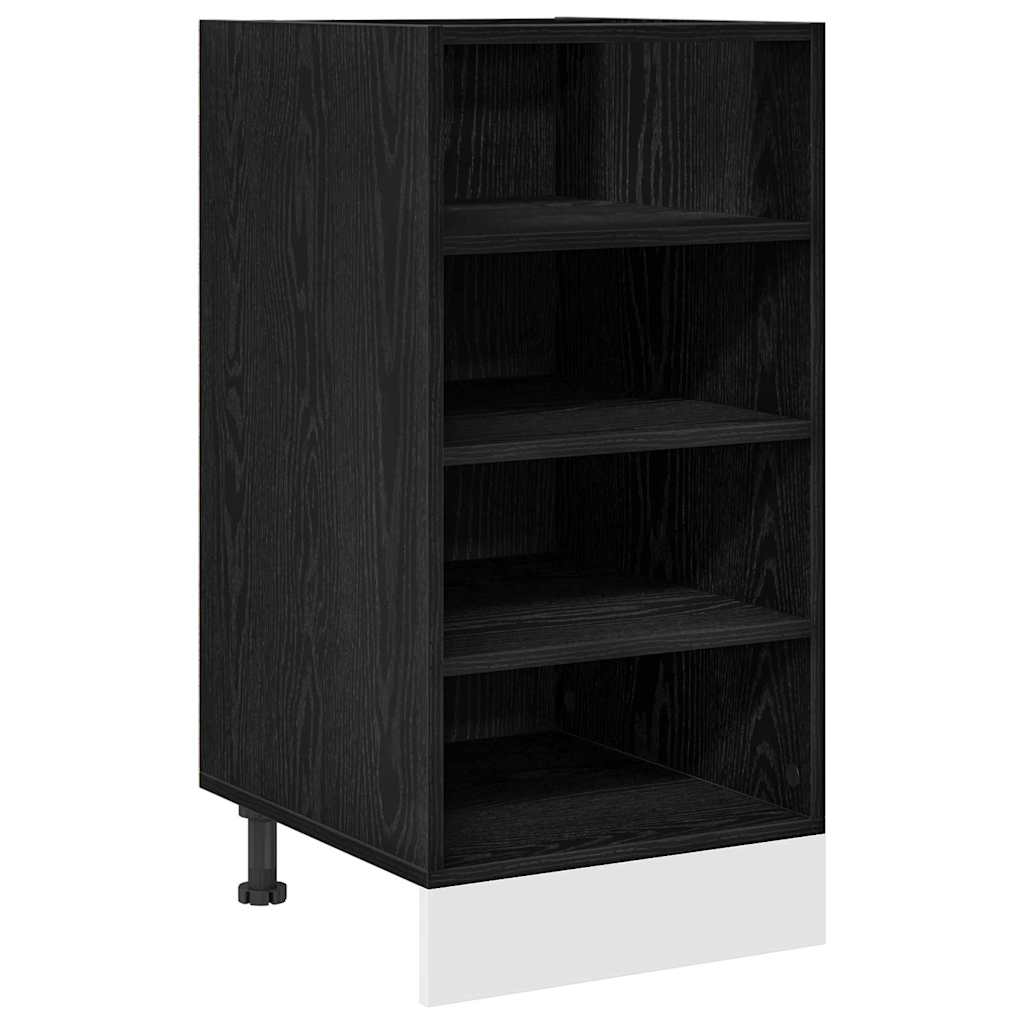 Base per Cucina con cassetto Rovere nero 40 x 44,5 x 81,5 cm | homemem39