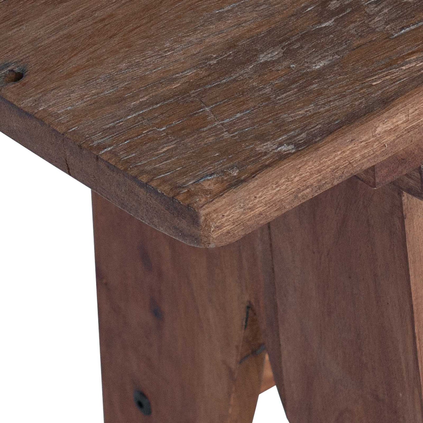 panchina Naturale 100 x 30 x 51 cm Legno massello di recupero