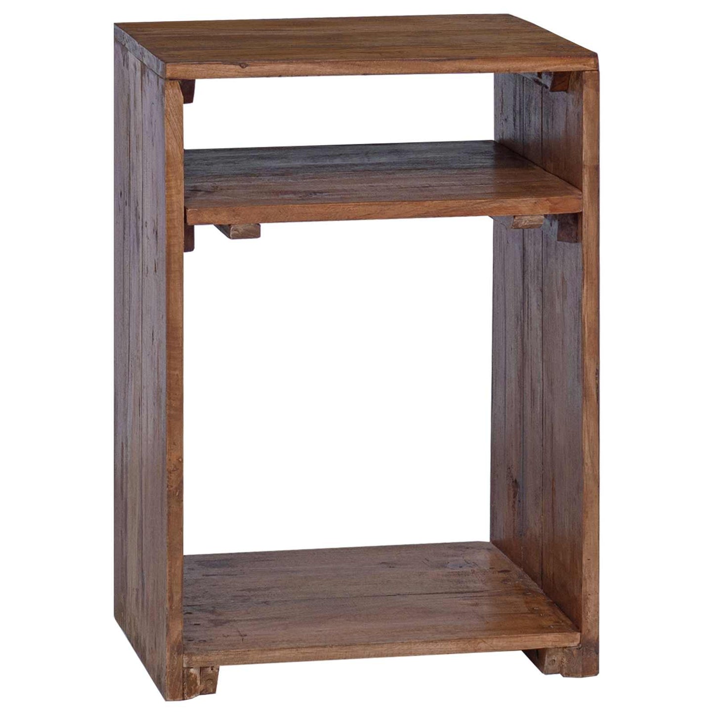 Tavolo Accent 3 pcs Marrone Legno di Mogano Massello | homemem39