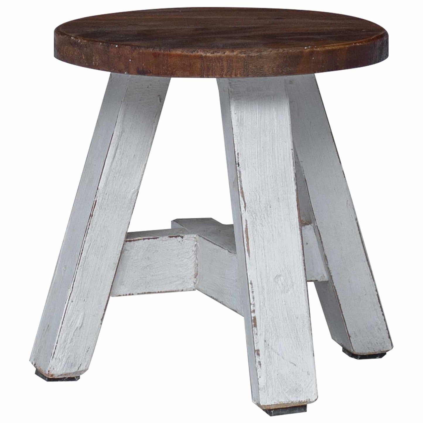 Pouf Naturale 22 x 22 x 24 cm Legno di Mogano