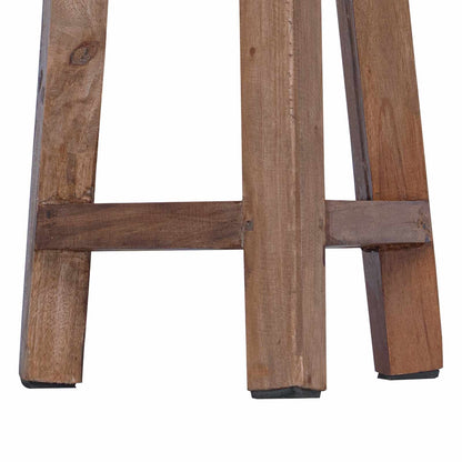 Pouf Naturale 28 x 28 x 50 cm Legno di Mogano