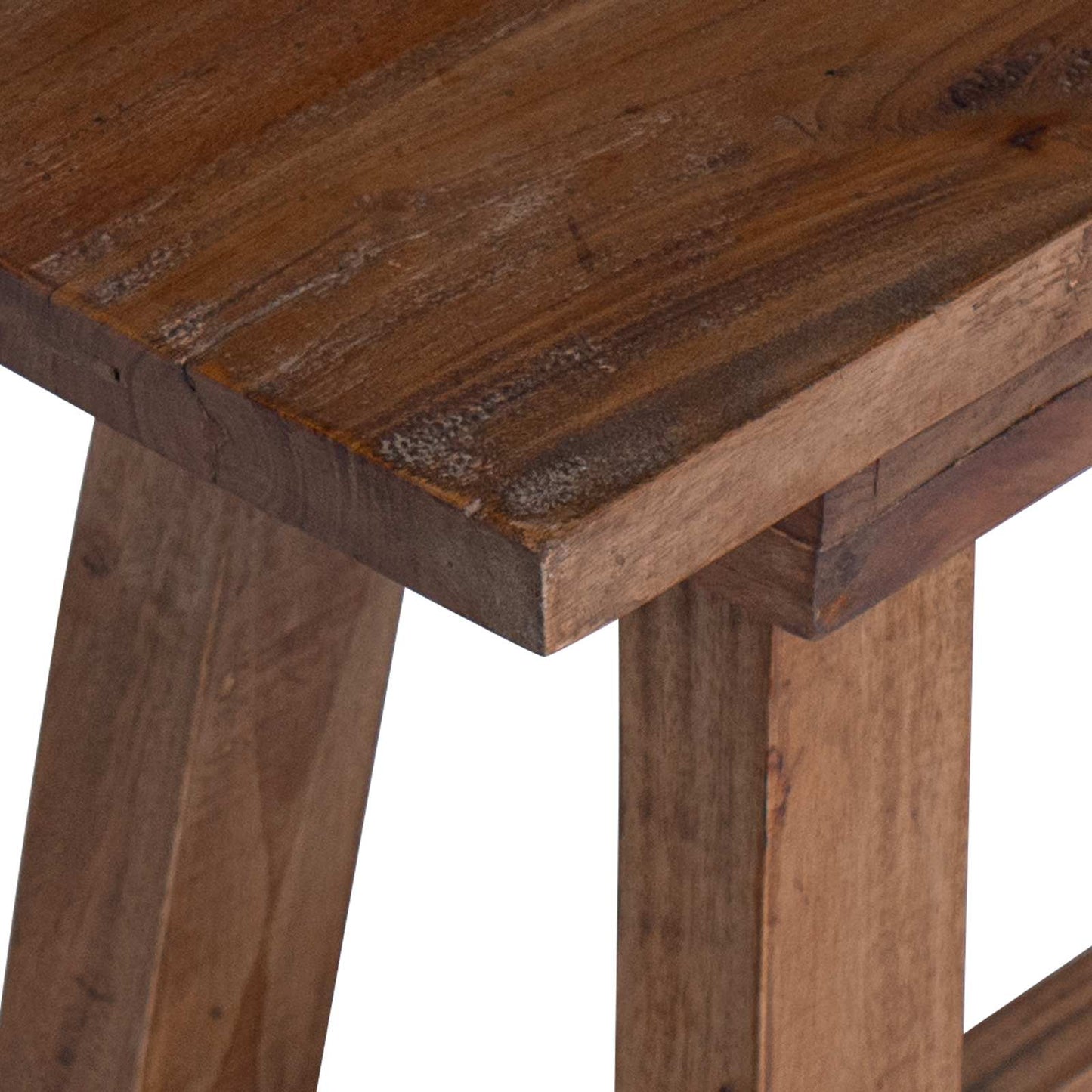 panchina Naturale 50,5 x 25 x 47,5 cm Legno massello di mogano