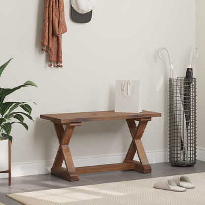 panchina Naturale 85 x 35 x 47 cm Legno massello di recupero