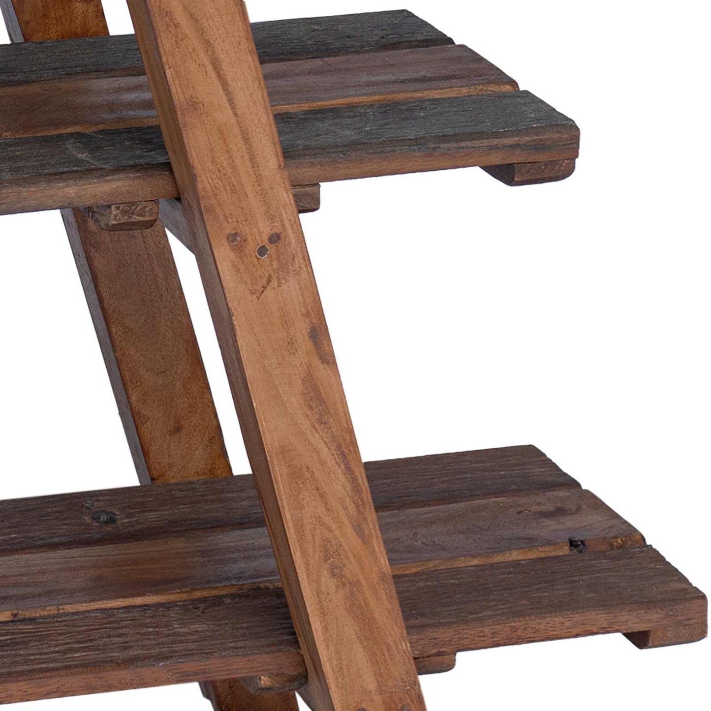 Scaffale pieghevole con lo scaffale Marrone 79.5 x 35 x 112 cm | homemem39