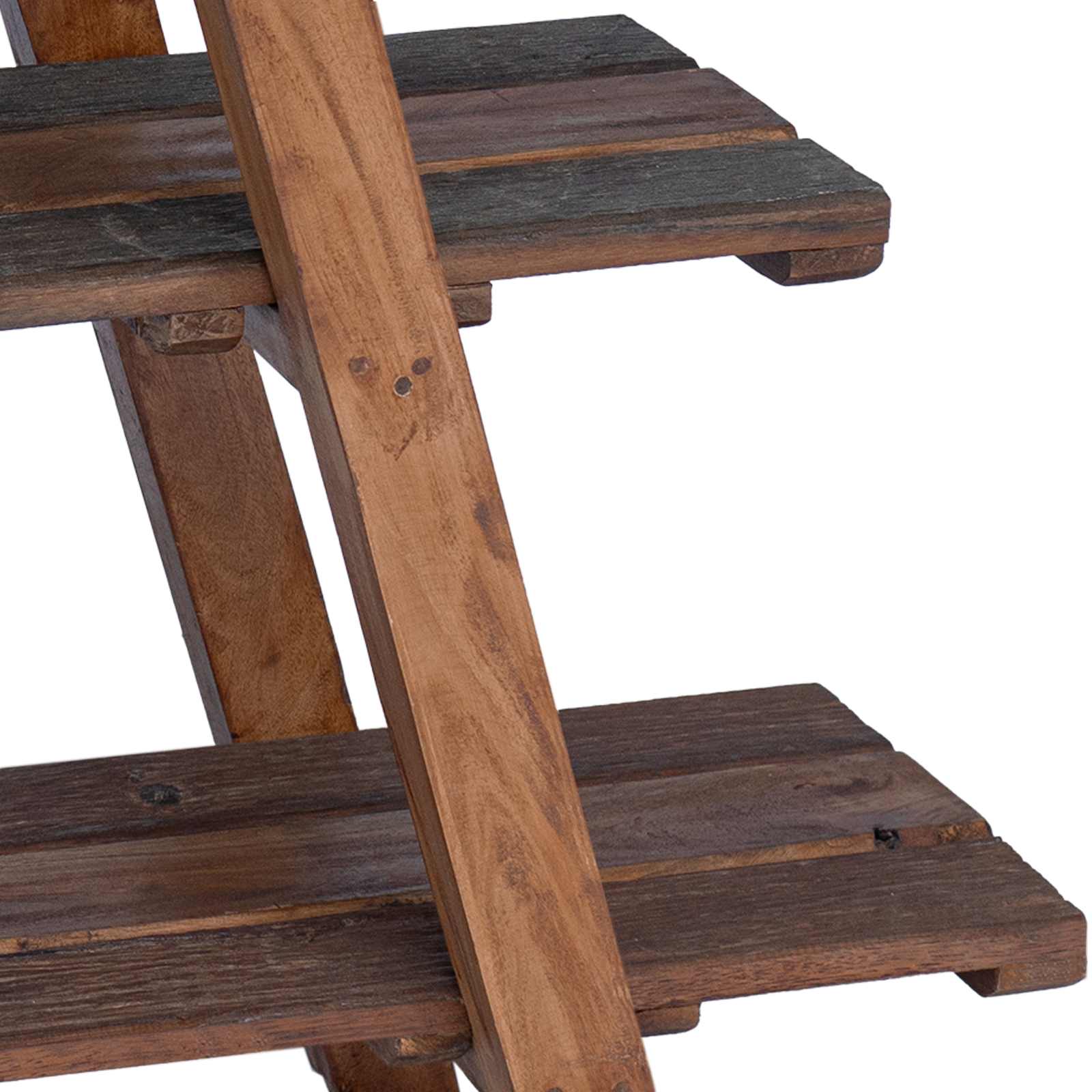 Scaffale pieghevole con lo scaffale Marrone 79.5 x 35 x 112 cm | homemem39