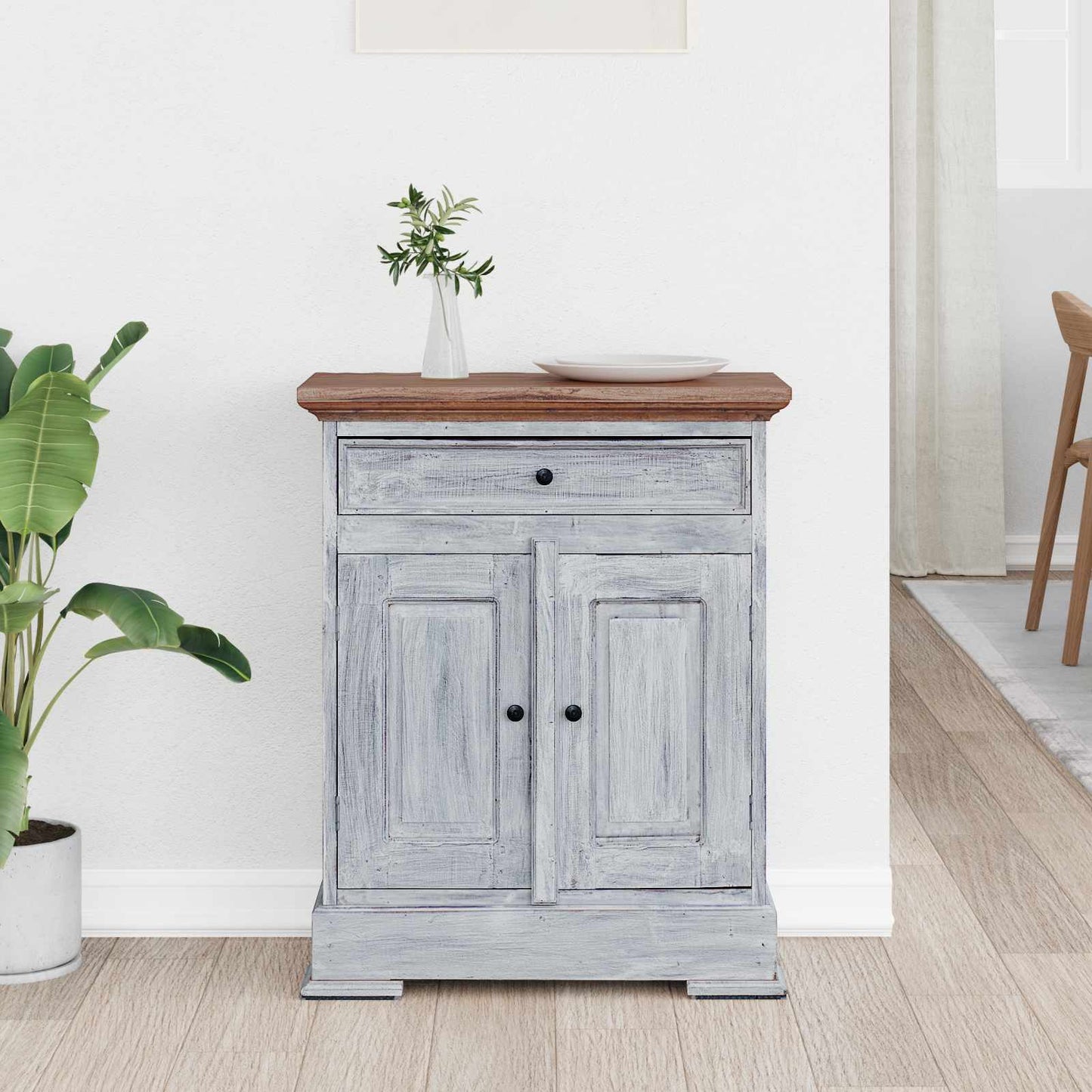 Armadio 63 x 30 x 79 cm Legno di Mogano Massello