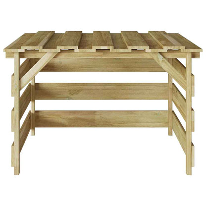 Garage per robot tagliaerba Marrone 84 x 80 x 56 cm