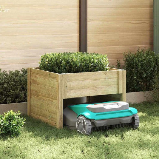 Garage per robot tagliaerba Marrone 73 x 67 x 56 cm