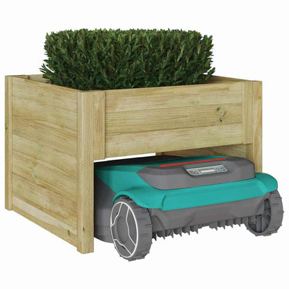 Garage per robot tagliaerba Marrone 73 x 67 x 56 cm