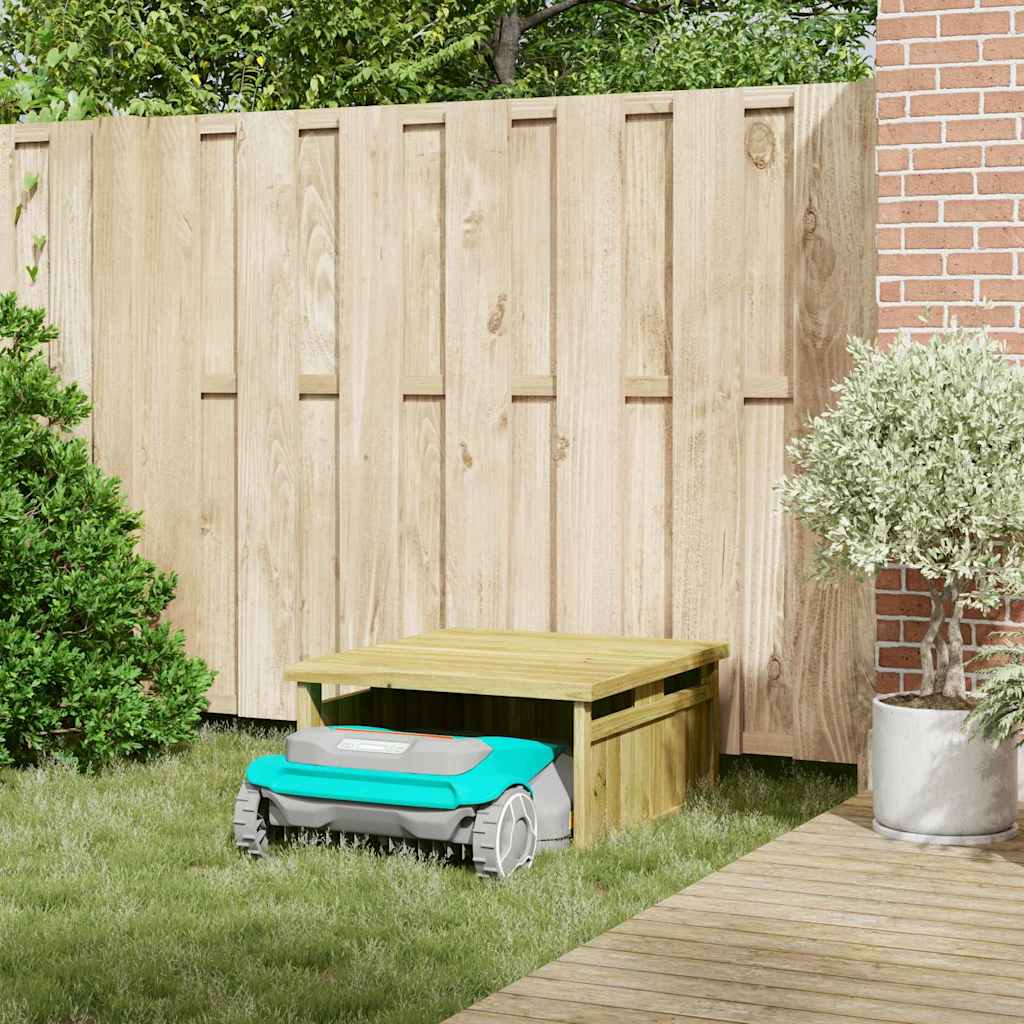 Garage per tosaerba Marrone 73.5 x 81.5 x 38.5 cm | homemem39