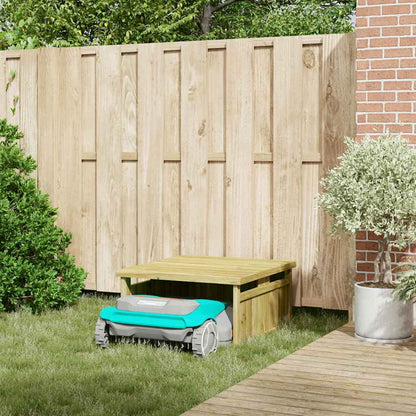 Garage per tosaerba Marrone 73.5 x 81.5 x 38.5 cm | homemem39