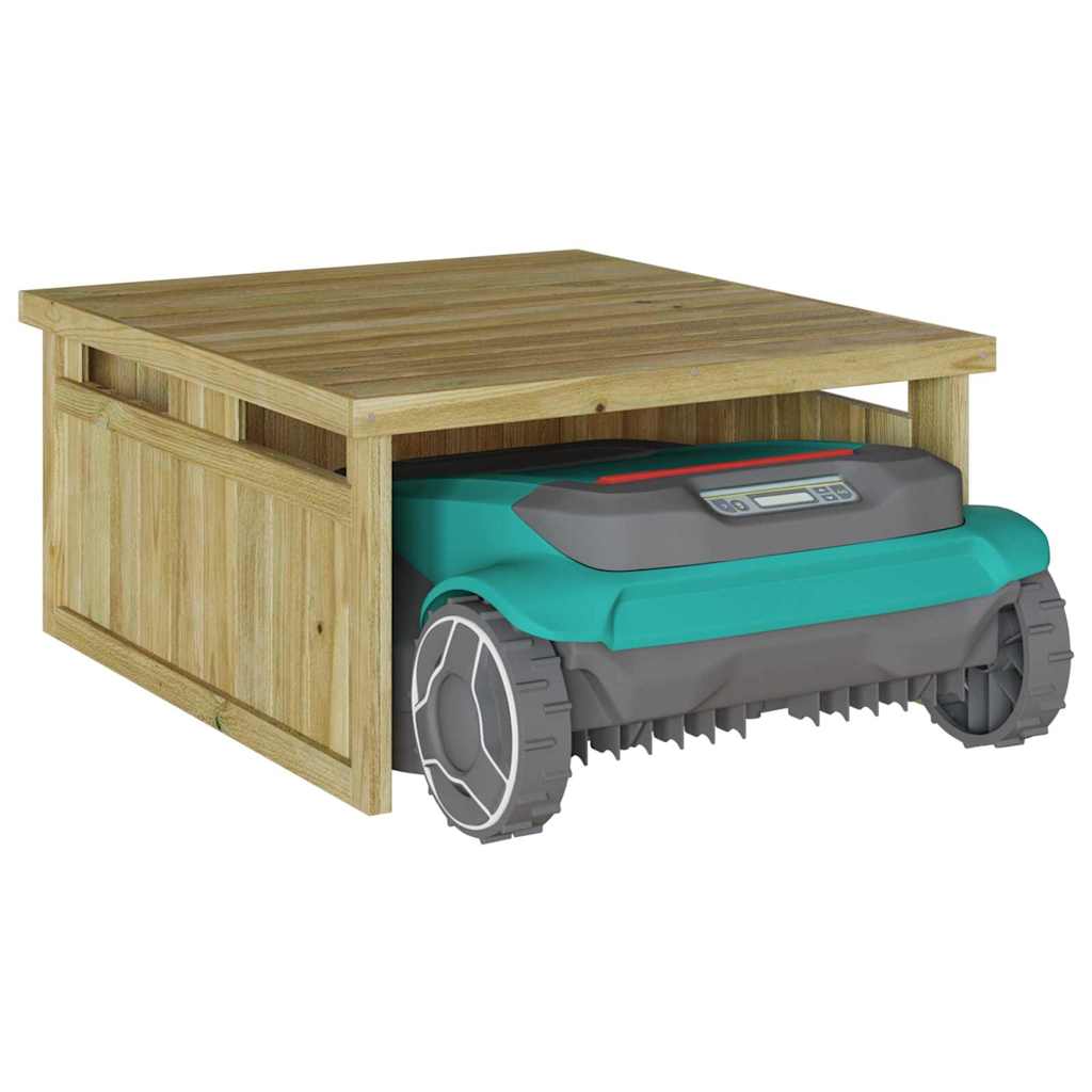 Garage per tosaerba Marrone 73.5 x 81.5 x 38.5 cm | homemem39