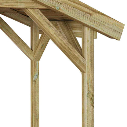 Casetta per barbecue Marrone 133.5 x 63 x 200 cm