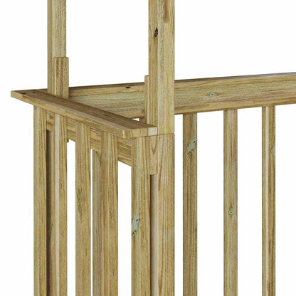 Casetta per barbecue Marrone 133.5 x 63 x 200 cm