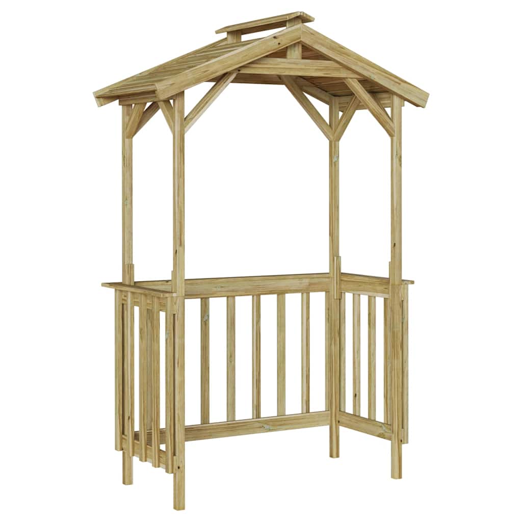 Casetta per barbecue Marrone 133.5 x 63 x 200 cm
