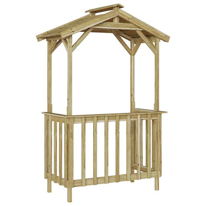 Casetta per barbecue Marrone 133.5 x 63 x 200 cm