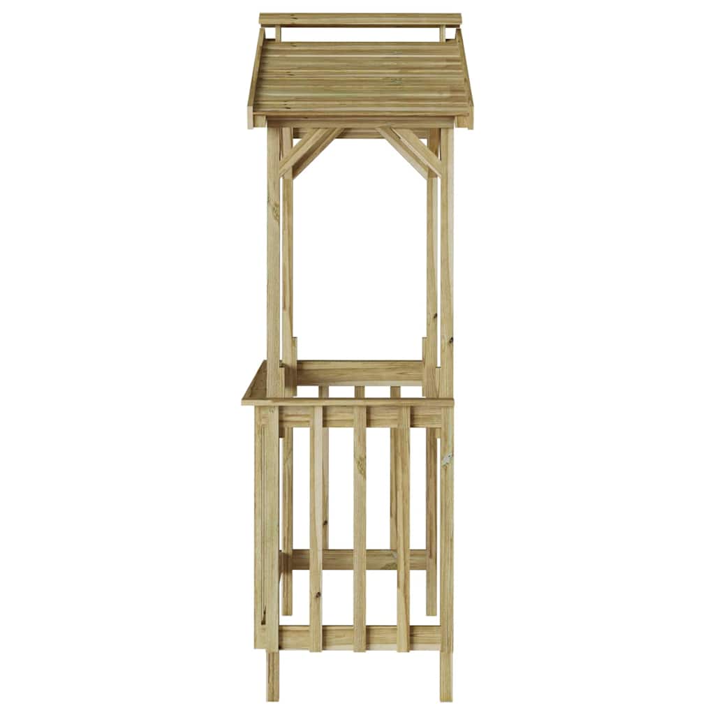 Casetta per barbecue Marrone 133.5 x 63 x 200 cm