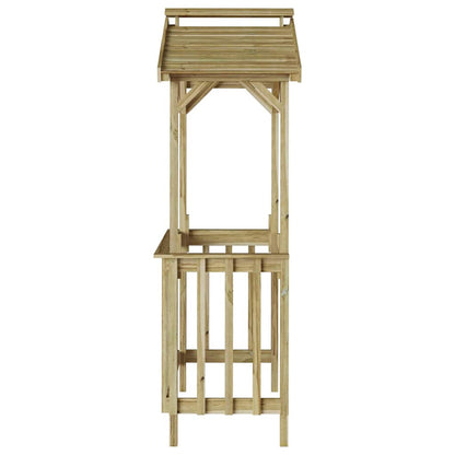 Casetta per barbecue Marrone 133.5 x 63 x 200 cm
