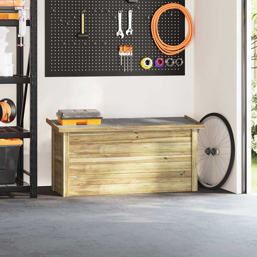 Scatola di Stoccaggio Marrone 119 x 44.5 x 58 cm